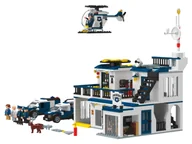 Klocki - Playtive Clippys Zestaw do zabawy „L“ z 5 figurkami (Komisariat policji) - miniaturka - grafika 1