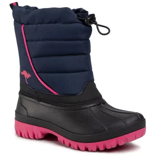 KangaRoos Śniegowce K-Ben 18672 000 4204 Dk Navy/Daisy Pink 1 - Śniegowce damskie - miniaturka - grafika 1