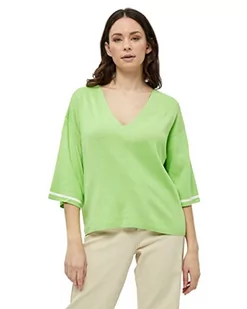 Peppercorn Damski sweter z szerokimi rękawami Tana, limonkowa zieleń w paski, XL, Zielony limonkowy pasek, XL - Swetry damskie - miniaturka - grafika 1