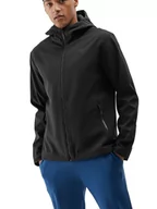Kurtki męskie - Softshell Kurtka Męska 4F 4Fwss24Tsofm234-20S Czarna Sportowa L - miniaturka - grafika 1