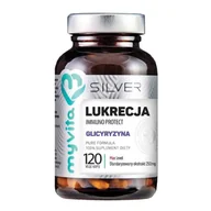Suplementy naturalne - MyVita Silver Pure Lukrecja 120 kaps. TT001298 - miniaturka - grafika 1