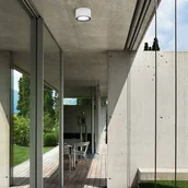 Lampy ogrodowe - Lucide Zewnętrzna LAMPA sufitowa FOCUS 752462 metalowa OPRAWA tarasowa oczko downlight outdoor IP54 białe 752462 - miniaturka - grafika 1