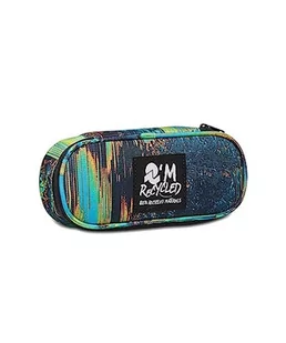 Invicta Uchwyt na długopisy, LIP PENCIL BAG, Wielobarwny, Wewnętrzna kieszeń na zamek błyskawiczny, Logo sitodruku, Uchwyt na długopisy szkolne, Cyfrowy niebieski, DIMENSIONI: 22x9x5,5 cm, szkoła - Długopisy - miniaturka - grafika 1
