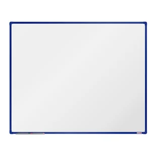 boardOK Biała magnetyczna tablica boardOK, 150 x 120 cm, niebieska rama VOK150120-1200 - Tablice i flipcharty - miniaturka - grafika 1
