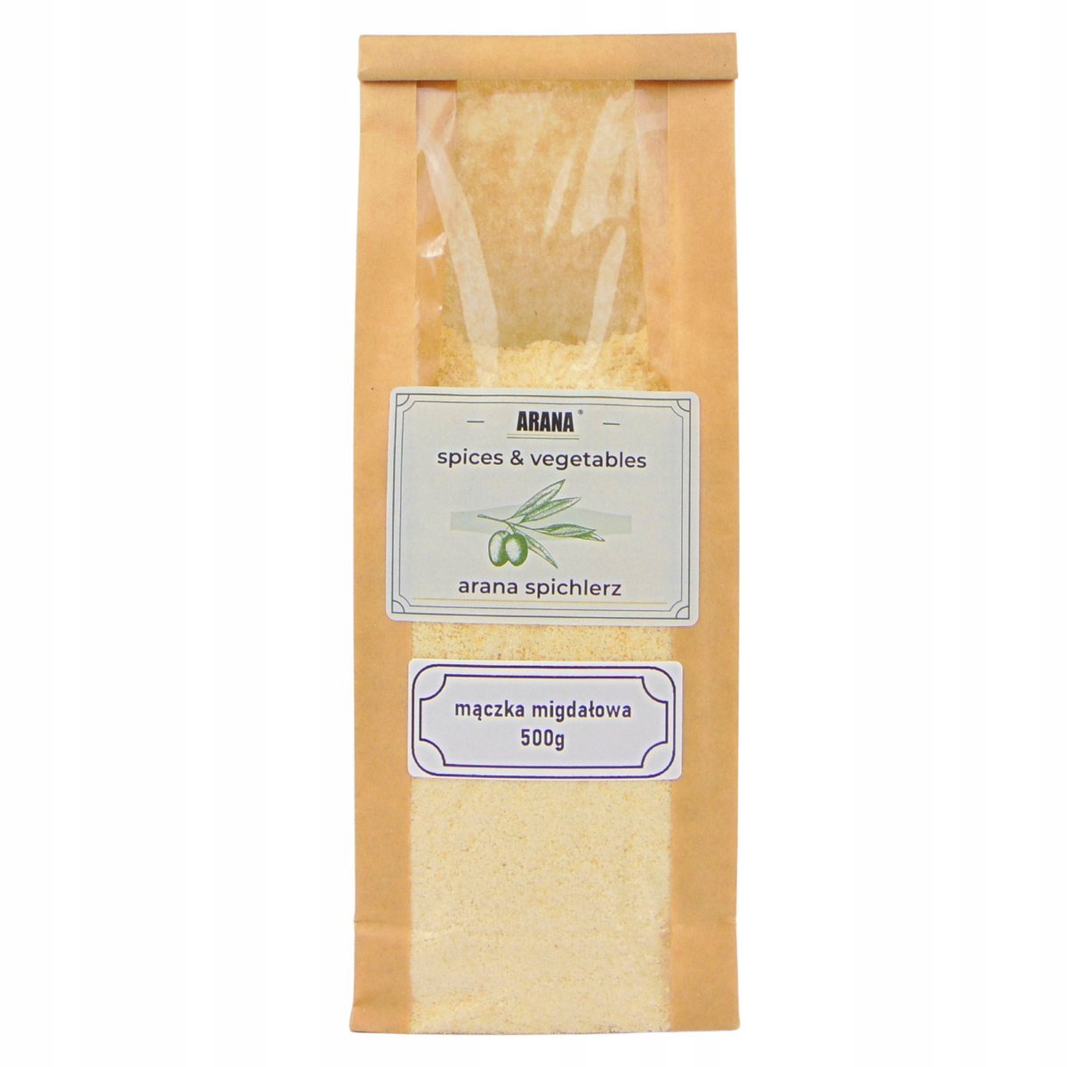 MĄKA MIGDAŁOWA 500g drobna naturalna doskonała jakość