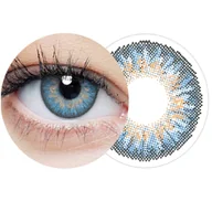Soczewki kontaktowe - ClearLab Clearcolor 1-day Blue jednodniowe kolorowe soczewki kontaktowe FL333 -1.75 10szt - miniaturka - grafika 1
