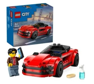 LEGO 60448 City Czerwony samochód sportowy - Klocki - miniaturka - grafika 2