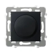 Wyłączniki światła i elektryczne - Ospel Ściemniacz uniwersalny LED SZAFIR - czarny mat - miniaturka - grafika 1