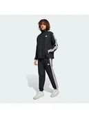 Dresy męskie - adidas Dres 3-Stripes JI8849 Czarny Regular Fit - miniaturka - grafika 1