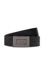 Paski - Calvin Klein Pasek Męski Adj/Rev Formal Plaque Mono 35mm K50K511573 Czarny - miniaturka - grafika 1