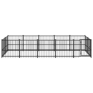 Lumarko Kojec zewnętrzny dla psa, stalowy, 9,38 m²! - Budy dla psów - miniaturka - grafika 4