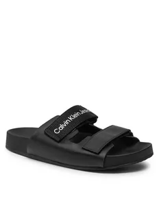 Calvin Klein Jeans Klapki Comfort Sandal 1 YW0YW00597 Czarny - Klapki i japonki damskie - miniaturka - grafika 1