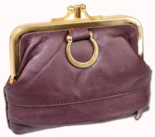 Sakiewka Uniwersalna Klamerka Skóra Naturalna ''WZÓR III'' 033 MIKS 2 9,5 x 12 cm - Portfele - miniaturka - grafika 3