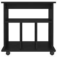 Szafki biurowe - Czarny kontener biurkowy L4-F88 - miniaturka - grafika 1