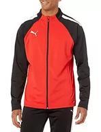 Bluzy męskie - PUMA Męska bluza treningowa Teamliga, Puma Red-Puma Black, XXL - miniaturka - grafika 1