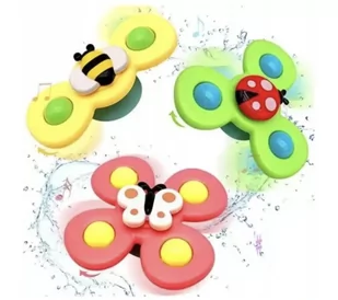 Fidget Spinner z przyssawką , Sensoryczna zabawka do Kąpieli - Owady - Zabawki sensoryczne - miniaturka - grafika 1