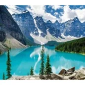 Malowanie po numerach - Norimpex Malowanie po numerach. Góry 40 x 50 cm - miniaturka - grafika 1