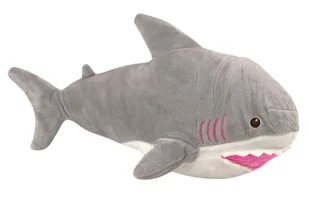 Pluszowy Rekin Maskotka Przytulanka 40cm Siwy - Maskotki i pluszaki - miniaturka - grafika 1