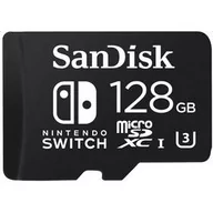 Karty pamięci - Karta pamięci SanDisk Micro SDXC 128GB UHS-I U3 (V30) pro Nintendo Switch (100R/90W) (SDSQXAO-128G-GN6ZA) - miniaturka - grafika 1