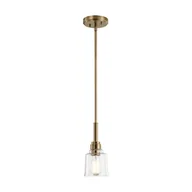 Lampy sufitowe - Aivian lampa wisząca mosiądz KL-AIVIAN-P-WBR Kichler - miniaturka - grafika 1