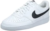 Trampki męskie - Nike Court Vision Low Next Nature, Trampki męskie, Biały biały czarny biały, 39 EU - miniaturka - grafika 1