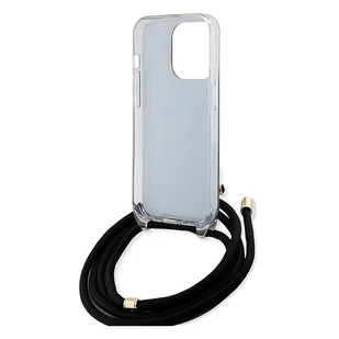 Etui Guess GUHCP15XHC4SEK Apple iPhone 15 Pro Max hardcase Crossbody Cord 4G Print czarny/black - Etui i futerały do telefonów - miniaturka - grafika 7