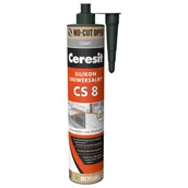 Silikony - Ceresit Silikon uniwersalny CS8 szary 280 ml - miniaturka - grafika 1