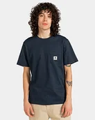 Koszulki męskie - Quiksilver Męska bluzka Basic Pocket Label Ss (1 opakowanie) - miniaturka - grafika 1