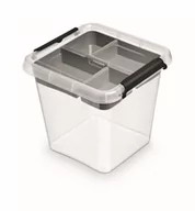 Pudła i pojemniki do przechowywania - Inny Organizer z Pokrywką i 4 Przegródkami Pojemnik SimpleStore 4 L - miniaturka - grafika 1