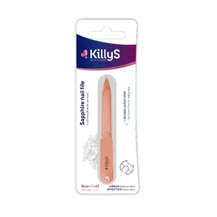Killys Sapphire Nail File szafirowy pilnik do paznokci Rose Gold - Akcesoria do paznokci - miniaturka - grafika 1