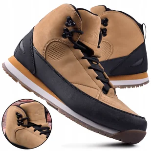 Buty Trekkingowe Męskie Zimowe 4F Hiker -82 r.45 Skórzane - Buty trekkingowe męskie - miniaturka - grafika 1