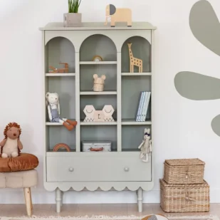 Regał babushka oliwka - Szafy i szafki dla dzieci - miniaturka - grafika 1