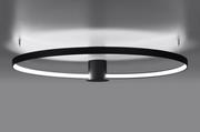 Lampy sufitowe - Thoro Thoro okrągła OPRAWA metalowa LED 70W 4000K pierścień ring czarny TH.136 - miniaturka - grafika 1