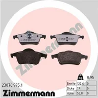 Klocki hamulcowe - Klocki hamulcowe - komplet ZIMMERMANN 23076.975.1 - miniaturka - grafika 1