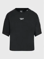 Koszulki i topy damskie - REEBOK- T-SHIRT DAMSKI - TAPE PACK TEE HH7704 koszulka CZARNA - miniaturka - grafika 1