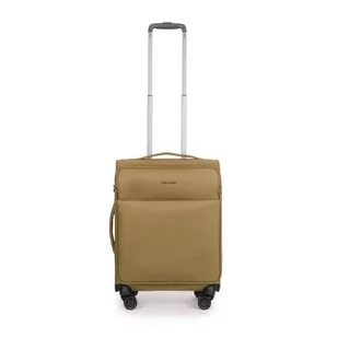 Stratic Light + walizka z miękką obudową, walizka podróżna na kółkach, bagaż podręczny, zamek TSA, 4 kółka, możliwość rozszerzenia, khaki, 57 cm, 34- - Walizki - miniaturka - grafika 1