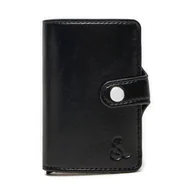 Etui na dokumenty i karty - Etui na karty kredytowe Semi Line P8296-2 Czarny - miniaturka - grafika 1