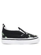 Buty dla chłopców - Vans Tenisówki Slip-On V VN000D0SYJ71 Czarny - miniaturka - grafika 1