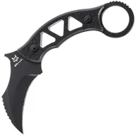 Noże - Fox Knives MARCAIDA TRIBAL K NÓŻ STAŁY STAL NIERDZEWNA N690co OSTRZE TOP SHIELD, RĘKOJEŚĆ G10 CZARNA - miniaturka - grafika 1