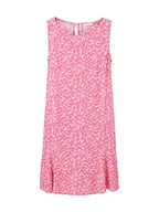 Sukienki - TOM TAILOR Damska letnia sukienka ze wzorem i falbanką, 31745 - Pink Geo Design, 36 - miniaturka - grafika 1