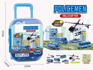 Samochody i pojazdy dla dzieci - Zestaw policyjny w walizce - miniaturka - grafika 1