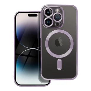 Futera Electro Mag Cover kompatybilny z MagSafe do IPHONE 14 PRO fioletowy - Etui i futerały do telefonów - miniaturka - grafika 1