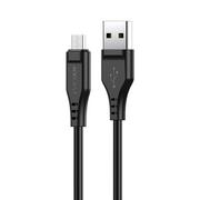 Kable USB - Acefast Kabel USB - micro USB 1,2m, 2,4A czarny (C3-09 black) C3-09-A-M black - miniaturka - grafika 1