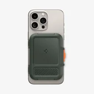 Uchwyty samochodowe do telefonów - Spigen MagSafe Card Holder Lock Fit (MagFit) Zielony - miniaturka - grafika 1