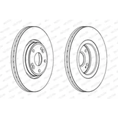 Tarcze hamulcowe - Tarcza hamulcowa FERODO DDF1205 - miniaturka - grafika 1