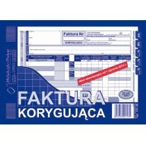 Michalczyk&Prokop FAKTURA VAT A5 KORYGUJĄCA 107-3E - Druki akcydensowe - miniaturka - grafika 1