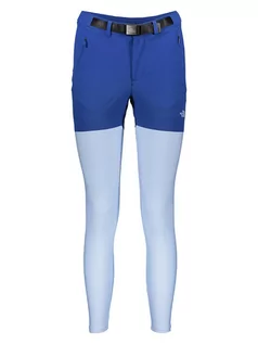 Spodnie sportowe damskie - The North Face Spodnie "Fast Hike Hybrid" w kolorze niebieskim - grafika 1