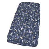 Prześcieradła - PRZEŚCIERADŁO 120x200 cm Z GUMKĄ DO ŁÓŻKA WZORY BAWEŁNA Kerstin - miniaturka - grafika 1