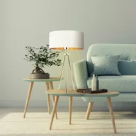 Lampy stojące - Lampa stołowa do salonu w stylu glamour ALTA GOLD - miniaturka - grafika 1