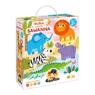 Książki edukacyjne - CzuCzu. Dzikie puzzle. Zwierzątka - miniaturka - grafika 1